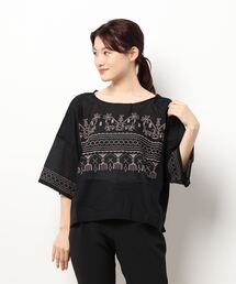 Samansa Mos2 | ボイル刺繍ブラウス(シャツ/ブラウス)