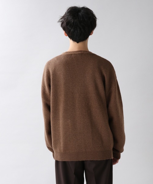 RAGEBLUE(レイジブルー)の「モヘヤニットカーディガン/214806(カーディガン/ボレロ・メンズ・ブラウン/ダークグレー・MEDIUM/LARGE)」の10枚目の写真