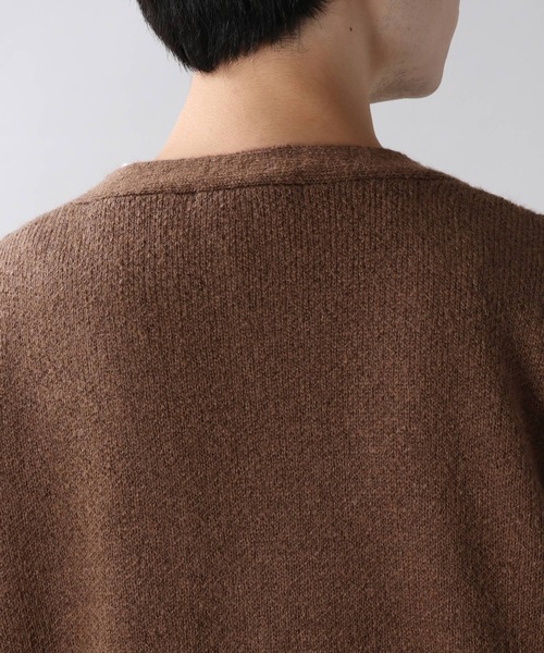 RAGEBLUE(レイジブルー)の「モヘヤニットカーディガン/214806(カーディガン/ボレロ・メンズ・ブラウン/ダークグレー・MEDIUM/LARGE)」の12枚目の写真