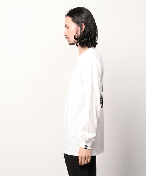 BOUNTY HUNTER(バウンティーハンター)の「BxH Kongo BoBo L/S Pocket Tee(Tシャツ/カットソー・メンズ・ホワイト/ブラック・MEDIUM/LARGE/X-LARGE)」の5枚目の写真