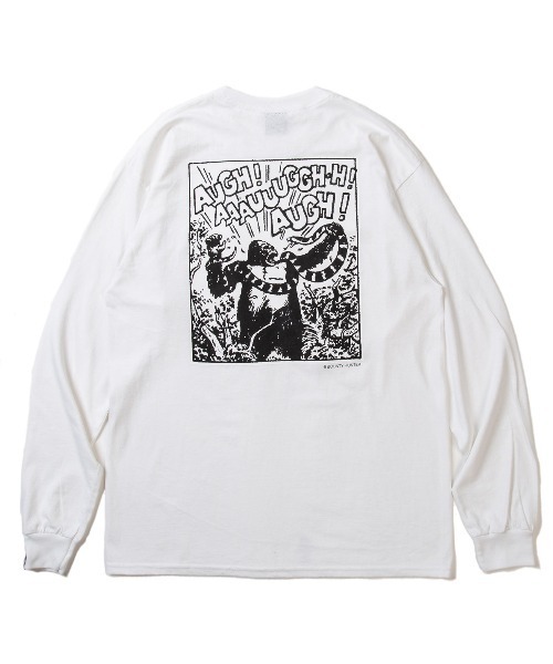 BOUNTY HUNTER(バウンティーハンター)の「BxH Kongo BoBo L/S Pocket Tee(Tシャツ/カットソー・メンズ・ホワイト/ブラック・MEDIUM/LARGE/X-LARGE)」の2枚目の写真