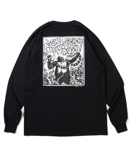 BOUNTY HUNTER(バウンティーハンター)の「BxH Kongo BoBo L/S Pocket Tee(Tシャツ/カットソー・メンズ・ホワイト/ブラック・MEDIUM/LARGE/X-LARGE)」の1枚目の写真