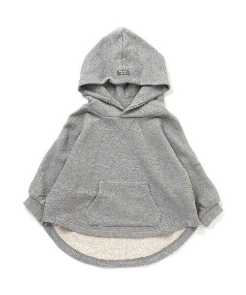 BREEZE（ブリーズ）の「WEB限定 ゆるかぶりパーカー（パーカー・キッズ・グレー/ミント/ブラウン・80/110/70/130/100/120/90）」の2枚目の写真
