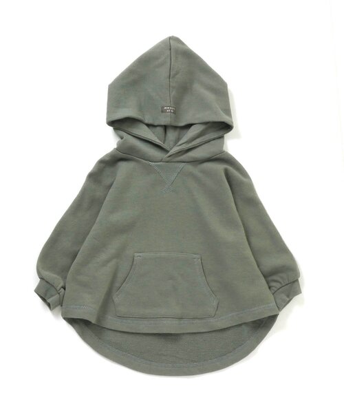 BREEZE（ブリーズ）の「WEB限定 ゆるかぶりパーカー（パーカー・キッズ・グレー/ミント/ブラウン・80/110/70/130/100/120/90）」の3枚目の写真