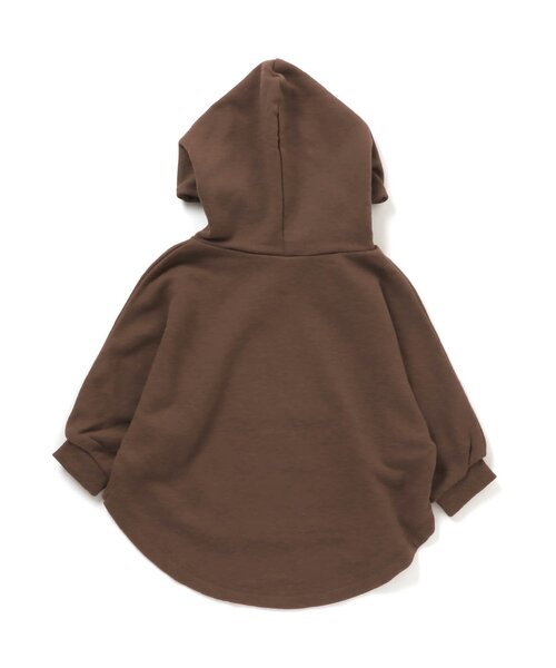 BREEZE（ブリーズ）の「WEB限定 ゆるかぶりパーカー（パーカー・キッズ・グレー/ミント/ブラウン・80/110/70/130/100/120/90）」の8枚目の写真