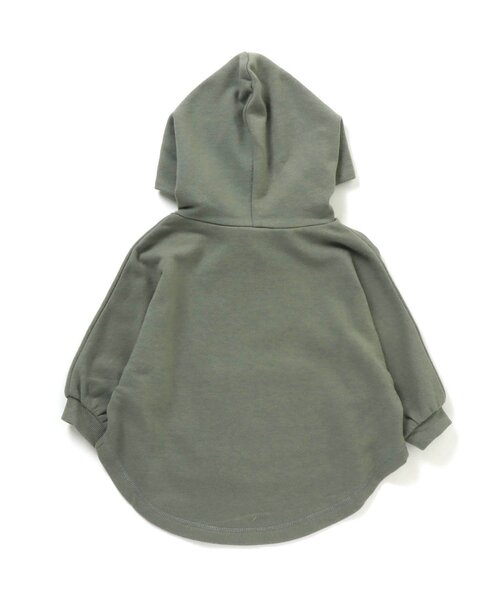 BREEZE（ブリーズ）の「WEB限定 ゆるかぶりパーカー（パーカー・キッズ・グレー/ミント/ブラウン・80/110/70/130/100/120/90）」の4枚目の写真