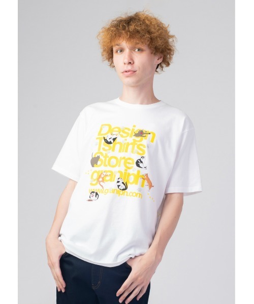 猫とタテロゴ いくえみ綾 コラボtシャツ Tシャツ カットソー Design Tshirts Store Graniph デザイン ティーシャツ ストア グラニフ のファッション通販 Zozotown