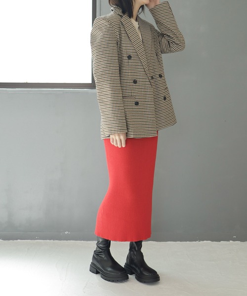 SESTO(セスト)の「ボリュームトラックソール厚底ストレッチショートブーツ(ブーツ・レディース・アイボリー/ブラック・LL/L/3L/M/S)」の18枚目の写真