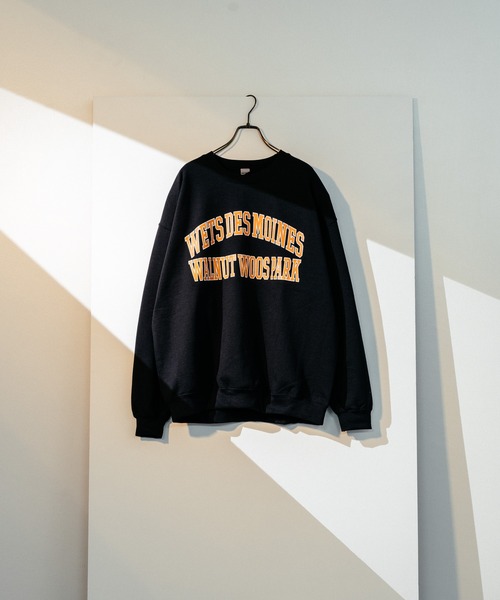 Ressaca（レサーカ）の「ビッグシルエット 裏起毛カレッジロゴスウェット（スウェット・メンズ・アッシュグレー/ブラック/ブルー/グリーン/マルーン・M/L）」の22枚目の写真