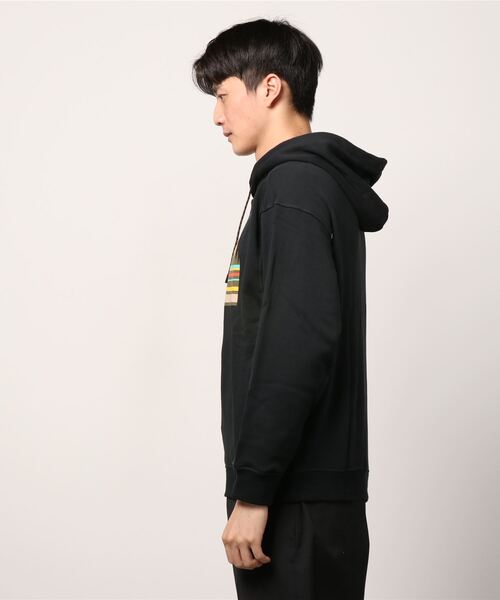 Reebok(リーボック)の「クラシックス キャンピング フーデッド スウェットシャツ / Classics Camping Hooded Sweatshirt(パーカー・メンズ・ブラック×ブラック/ヘザーグレー・SMALL/MEDIUM/LARGE/X-LARGE/XX-LARGE/X-SMALL/XXX-LARGE)」の6枚目の写真