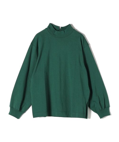 SHIPS(シップス)の「【WEB限定】ヘビーウェイトハイネックロングスリーブ◆(Tシャツ/カットソー・レディース・ブラック/ベージュ/ブルー系その他/グリーン/チャコールグレー・SMALL/MEDIUM)」の15枚目の写真
