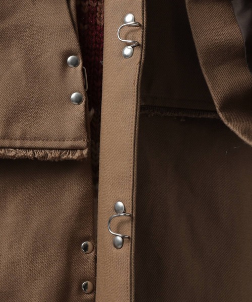 HARE（ハレ）の「カットオフレイヤードコート(HARE)（ステンカラー