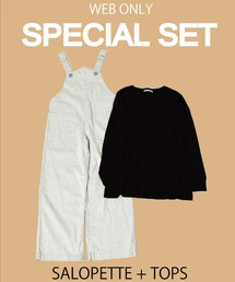 Johnbull（ジョンブル）の「【WEB限定】ワンショルダーサロペ2点セット（その他）」