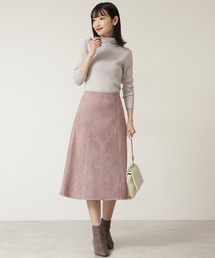 NATURAL BEAUTY BASIC | フェイクスエードスカート(スカート)