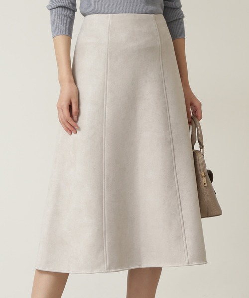 美品♡ナチュラルビューティーベーシックのフェイクスエードスカート♡ NATURAL BEAUTY BASIC（ナチュラルビューティーベーシック）の