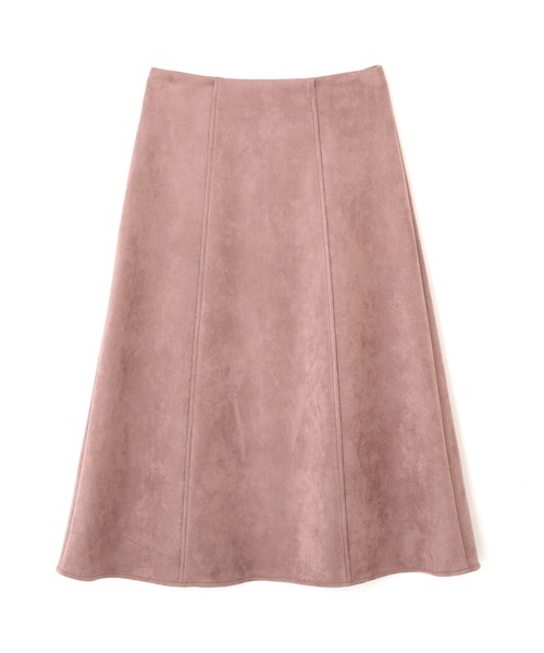 NATURAL BEAUTY BASIC（ナチュラルビューティーベーシック）の「フェイクスエードスカート（スカート・レディース・ピンク/グレイッシュベージュ/ブラウン・X-SMALL/MEDIUM/SMALL）」の7枚目の写真