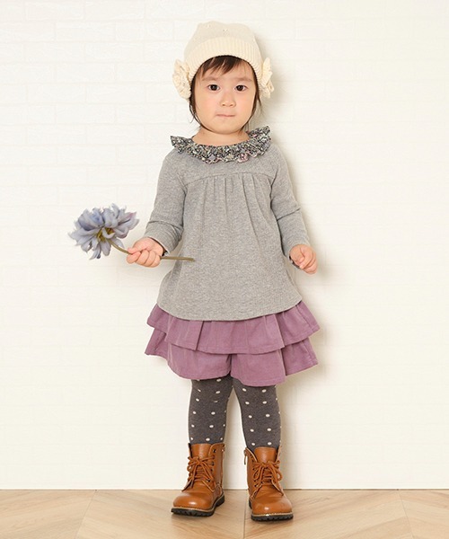 sense of wonder（センスオブワンダー）の「フラワー帽子【日本製】（ニットキャップ/ビーニー・キッズ・キナリ・42-44cm/44-46cm/46-48cm/48-50cm）」の12枚目の写真