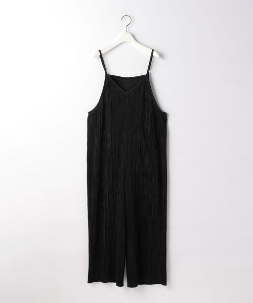 closet story（クローゼットストーリー）の「＜closet story（クローゼットストーリー）＞プリーツ サロペット -ウォッシャブル-（サロペット/オーバーオール・レディース・ブラック/ダークグレー・FREE）」の11枚目の写真