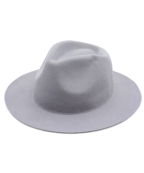 WEGO（ウィゴー）の「WEGO/フェルトツバ広ハット（ハット・レディース・ブラック/ライトグレー/ベージュ/ネイビー・FREE）」の3枚目の写真