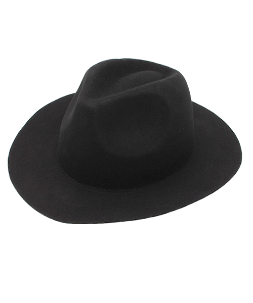 WEGO（ウィゴー）の「WEGO/フェルトツバ広ハット（ハット・レディース・ブラック/ライトグレー/ベージュ/ネイビー・FREE）」の2枚目の写真