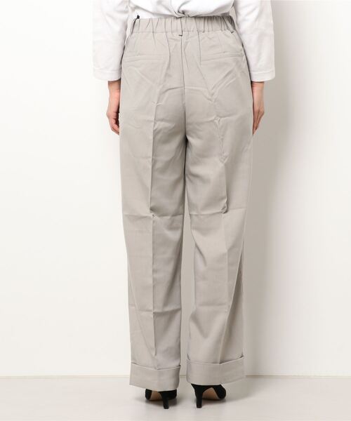 reca(レカ)の「ロールアップスラックスパンツ(スラックス・レディース・ブラック/グレイッシュベージュ・XL/L/M)」の4枚目の写真