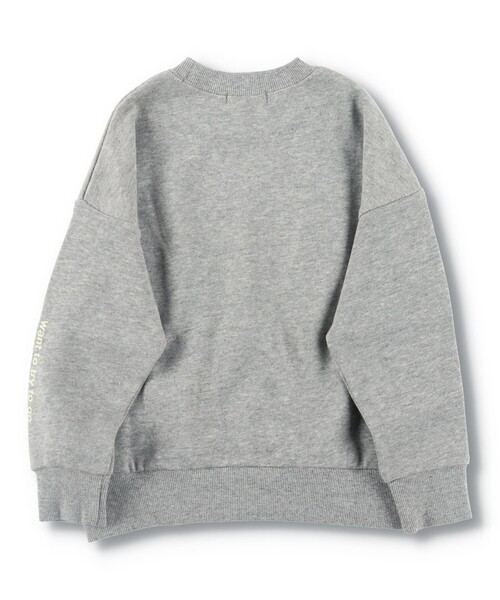 BRANSHES（ブランシェス）の「【男女使える】カレッジロゴトレーナー（スウェット・キッズ・アイボリー/杢グレー/ネイビー/チャコールグレー・90/140/110/150/100/130/120）」の22枚目の写真