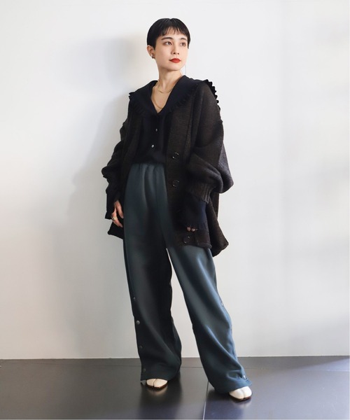 CITYSHOP（シティーショップ）の「BROKEN KNIT カーディガン：ニット（カーディガン/ボレロ・レディース・ブラウン/ベージュ・FREE）」の3枚目の写真