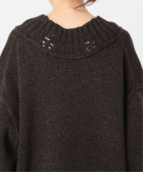 CITYSHOP（シティーショップ）の「BROKEN KNIT カーディガン：ニット（カーディガン/ボレロ・レディース・ブラウン/ベージュ・FREE）」の12枚目の写真