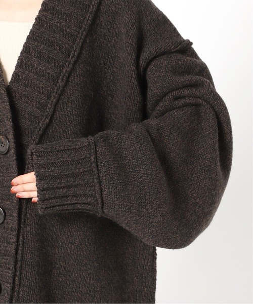 CITYSHOP（シティーショップ）の「BROKEN KNIT カーディガン：ニット（カーディガン/ボレロ・レディース・ブラウン/ベージュ・FREE）」の6枚目の写真