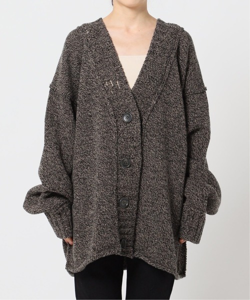 CITYSHOP（シティーショップ）の「BROKEN KNIT カーディガン：ニット（カーディガン/ボレロ・レディース・ブラウン/ベージュ・FREE）」の19枚目の写真