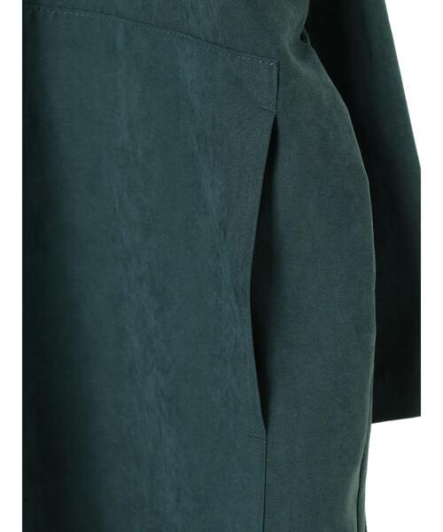 koe(コエ)の「カラーアウター*(トレンチコート・レディース・グリーン/ブラック/ピンク/イエロー/ブルー・FREE)」の14枚目の写真