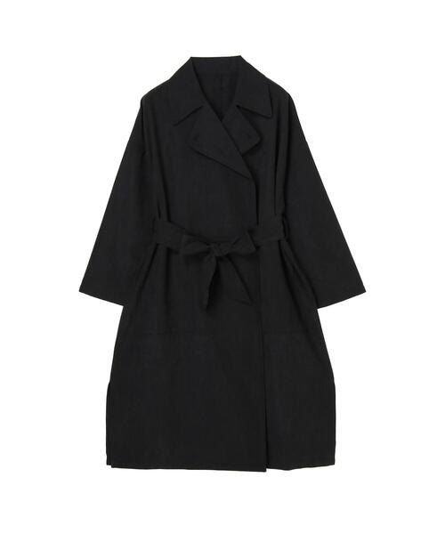 koe(コエ)の「カラーアウター*(トレンチコート・レディース・グリーン/ブラック/ピンク/イエロー/ブルー・FREE)」の17枚目の写真