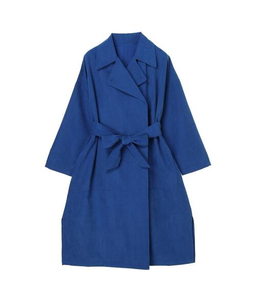 koe(コエ)の「カラーアウター*(トレンチコート・レディース・グリーン/ブラック/ピンク/イエロー/ブルー・FREE)」の21枚目の写真