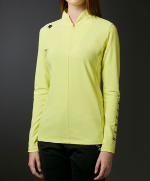 デサントゴルフ ゴルフウェア レディース ハーフジップシャツ ポロシャツ