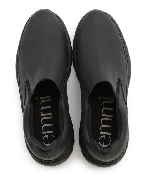 emmi(エミ)の「【emmi original】emmi Slip-On(スリッポン・レディース・ブラック・22.5cm/23cm/23.5cm/24cm/24.5cm)」の7枚目の写真