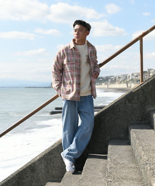 #Re:room（リルーム）の「ヴィンテージウォッシュドデニムワイドパンツ（デニムパンツ・メンズ・グレー/ブルー・SMALL/MEDIUM/LARGE）」の12枚目の写真