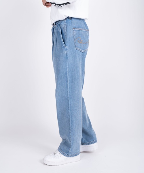 #Re:room（リルーム）の「ヴィンテージウォッシュドデニムワイドパンツ（デニムパンツ・メンズ・グレー/ブルー・SMALL/MEDIUM/LARGE）」の19枚目の写真