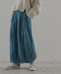 Fashion Letter | ［M-4L］タックボリュームバルーンデニムパンツ(デニムパンツ)