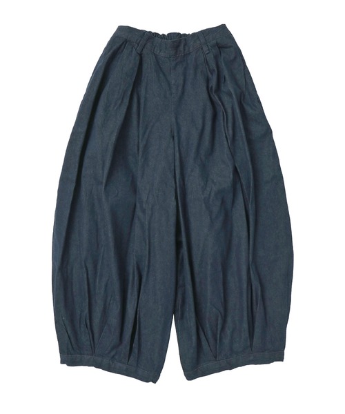 Fashion Letter（ファッションレター）の「［M-4L］タックボリュームバルーンデニムパンツ（デニムパンツ・レディース・ブルー/ワンウォッシュ・LL/3L/4L/L/M）」の15枚目の写真