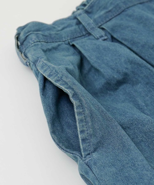 Fashion Letter（ファッションレター）の「［M-4L］タックボリュームバルーンデニムパンツ（デニムパンツ・レディース・ブルー/ワンウォッシュ・LL/3L/4L/L/M）」の18枚目の写真