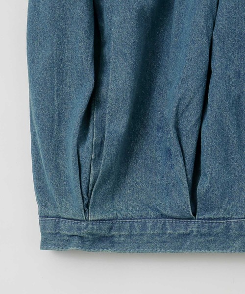 Fashion Letter（ファッションレター）の「［M-4L］タックボリュームバルーンデニムパンツ（デニムパンツ・レディース・ブルー/ワンウォッシュ・LL/3L/4L/L/M）」の19枚目の写真