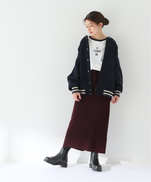日本未入荷 【SKOOKUM/スクーカム】Rib Stripe Award ブルゾン 北大西洋条約機構 スクーカムRib IENA SLOBE Stripe ブルゾン Award カーディガン/ボレロ