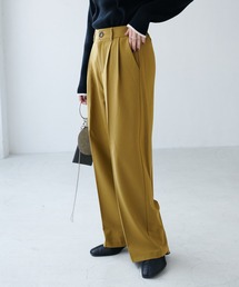 DISCOAT | 2タックカラーワイドパンツ(その他パンツ)