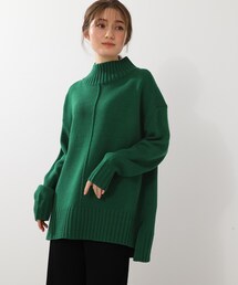DRESKIP | センターシームゆるタートルニット(ニット/セーター)