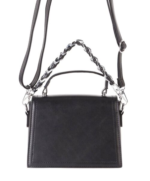 dazzlin（ダズリン）の「スクエアハンドバッグ（ハンドバッグ・レディース・ブラック/ベージュ・FREE）」の7枚目の写真