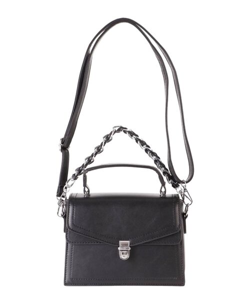 dazzlin（ダズリン）の「スクエアハンドバッグ（ハンドバッグ・レディース・ブラック/ベージュ・FREE）」の10枚目の写真