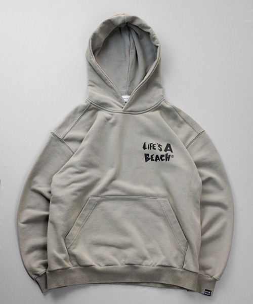 LIFE'S A BEACH(ライフズアビーチ)の「Universal Style Wear × Life's a Beach / ライフズアビーチ コラボ パーカー(パーカー・メンズ・ブラック/ブラウン/オフホワイト/グレー・MEDIUM/LARGE/X-LARGE)」の16枚目の写真