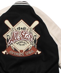 AVIREX | 【直営店限定】2TONE VARSITY JACKET ALL STARS / 2トーン ヴァーシティ ジャケット オールスターズ / アヴィレックス / AVIREX(スタジャン)