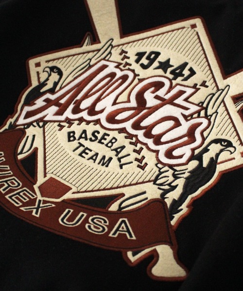 AVIREX（アヴィレックス）の「【直営店限定】2TONE VARSITY JACKET ALL