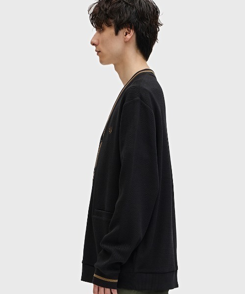 フレッドペリー　カーディガン　ブラック　S セール】フレッドペリー FRED PERRY FRED PERRY カーディガン